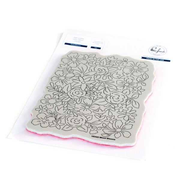 Mixed Blooms - Cling Stamp