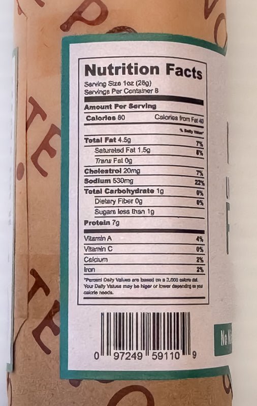 Monte Pollino Dry Salami - Etto Pasta