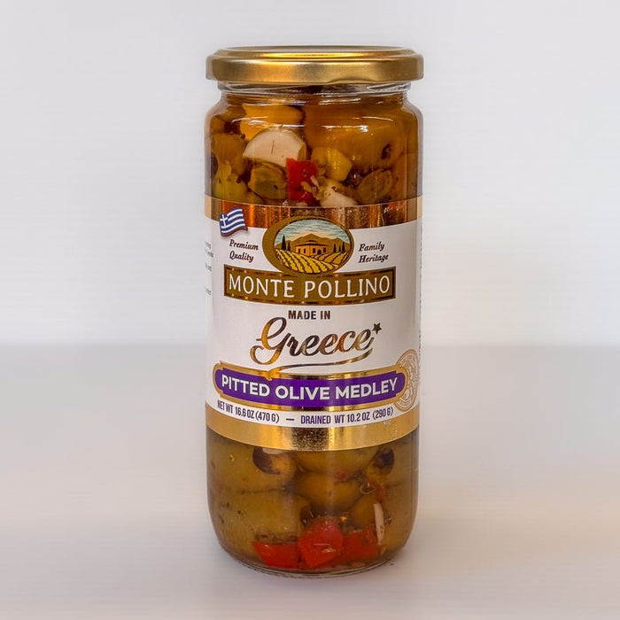 Monte Pollino Pitted Mixed Olive Medley - Etto Pasta