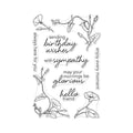 Morning Glory Messages - Clear Stamps