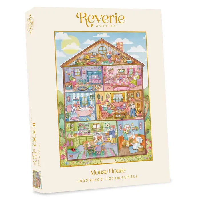 Mouse House luksuspuslespil 1000 brikker fra Reverie