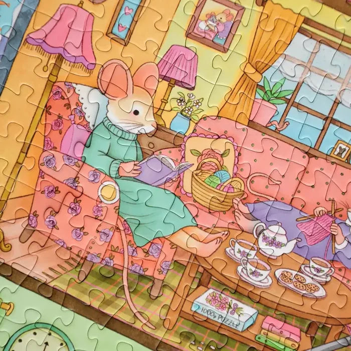 Mouse House luksuspuslespil 1000 brikker fra Reverie