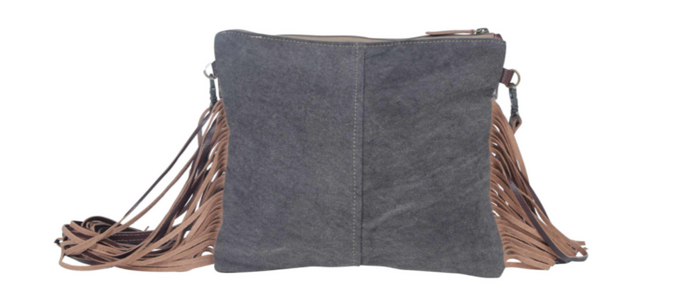 MYRA Women's MONOCHROMATIC MOTIF HAND-TOOLED BAG - Dudes Boutique