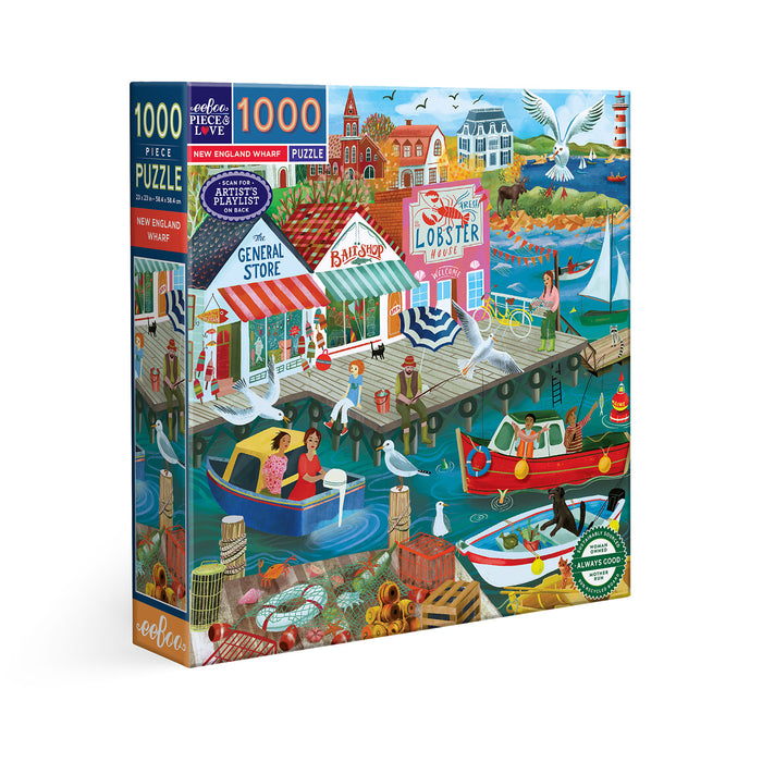 New England Wharf 1000 brikker puslespil fra eeBoo