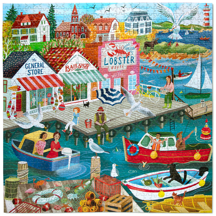 New England Wharf 1000 brikker puslespil fra eeBoo