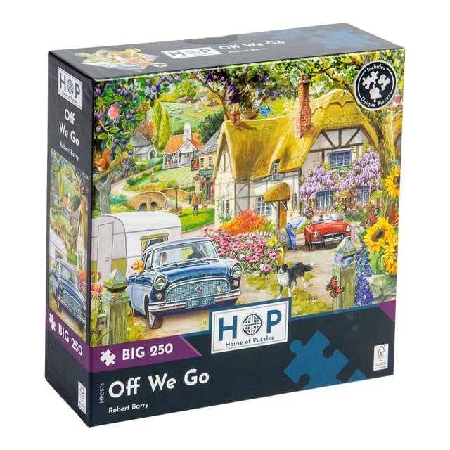 Off We Go puslespil 250 XL brikker fra House of Puzzles