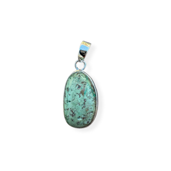 Old Stock Nevada Turquoise Pendant – Sterling Silver | Ben Davis