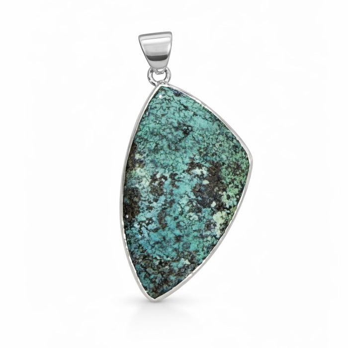 Old Stock Nevada Turquoise Pendant – Sterling Silver | Ben Davis