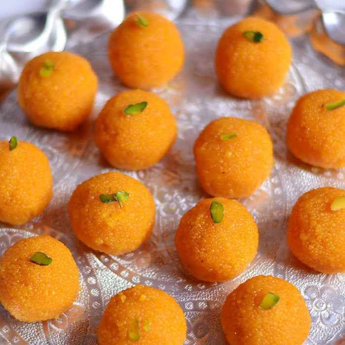 ORANGE MOTICHOOR LADOO 1.1 KG