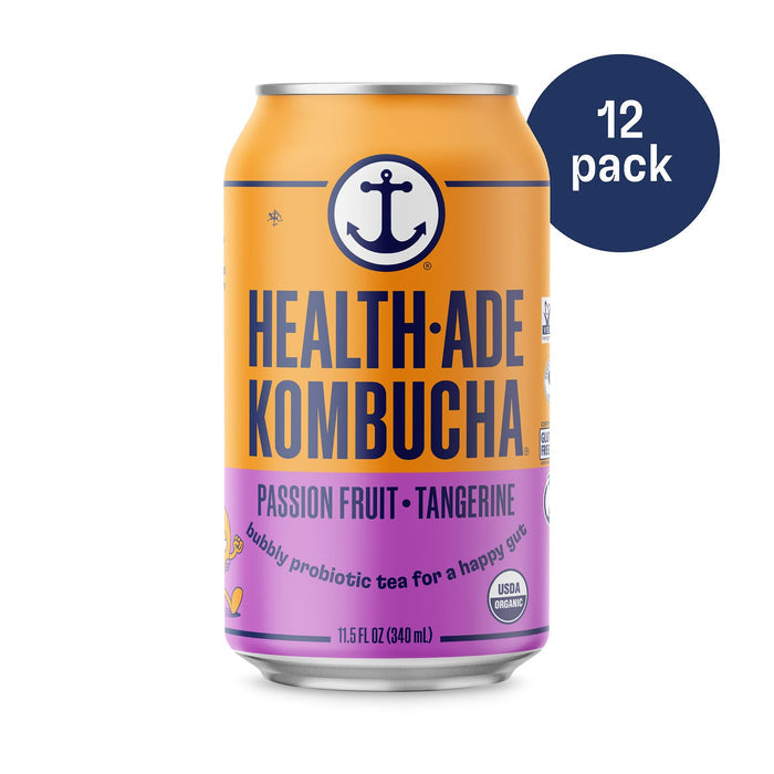 Passion Fruit-Tangerine Kombucha in Cans Kombucha in cans Health-Ade