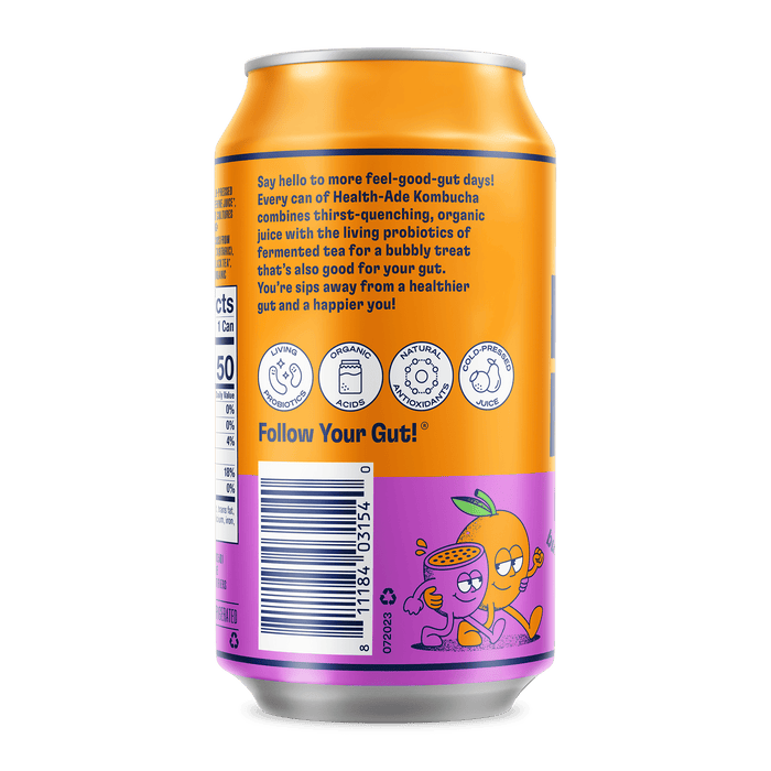 Passion Fruit-Tangerine Kombucha in Cans Kombucha in cans Health-Ade