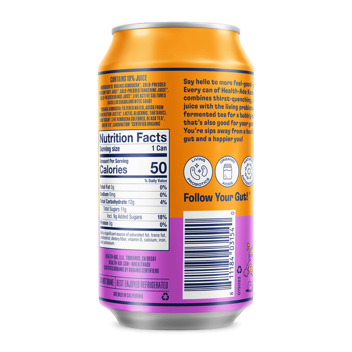Passion Fruit-Tangerine Kombucha in Cans Kombucha in cans Health-Ade