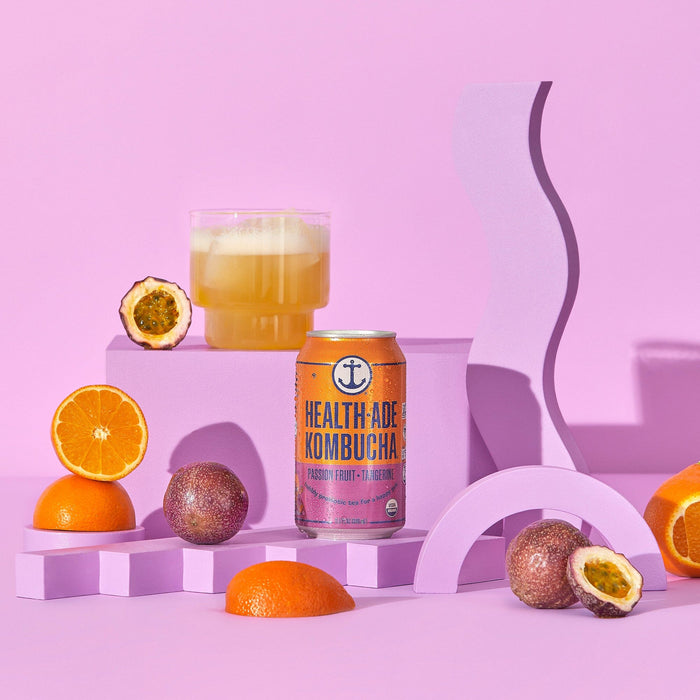 Passion Fruit-Tangerine Kombucha in Cans Kombucha in cans Health-Ade