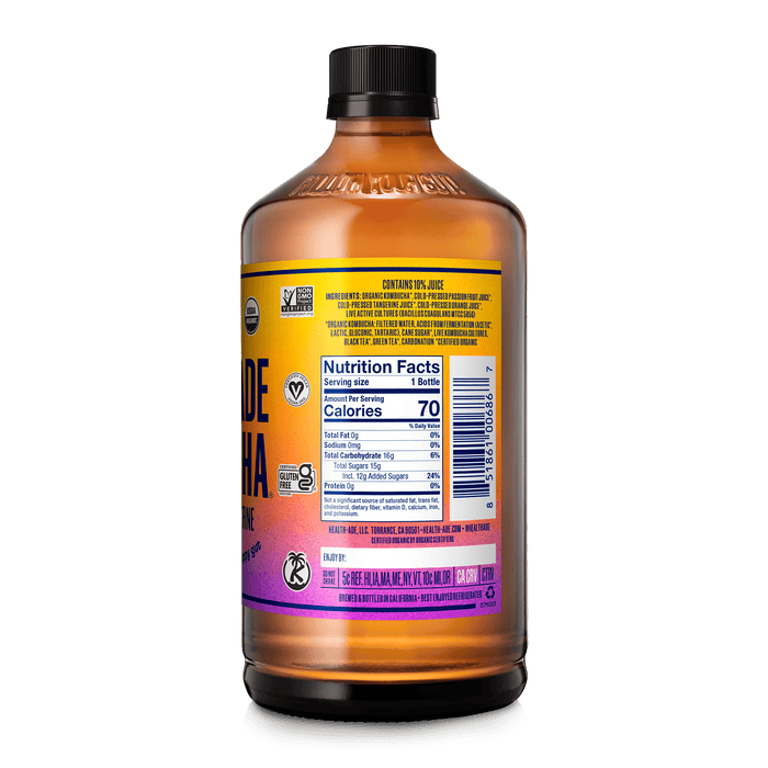 Passion Fruit-Tangerine Kombucha Kombucha Health-Ade