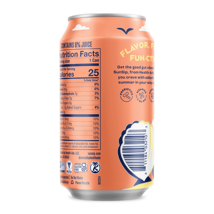 Peach - SunSip SunSip Health-Ade