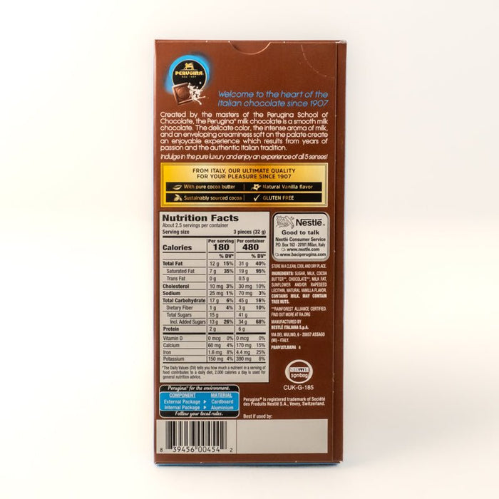 Perugina Chocolate Bars - Etto Pasta