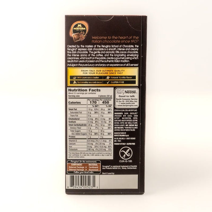 Perugina Chocolate Bars - Etto Pasta
