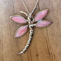 Petite Conch Shell Dragonfly Pendant