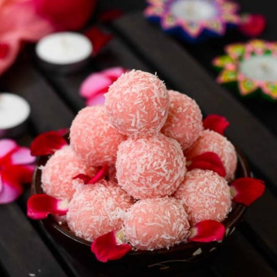 PINK COCONUT LADOO