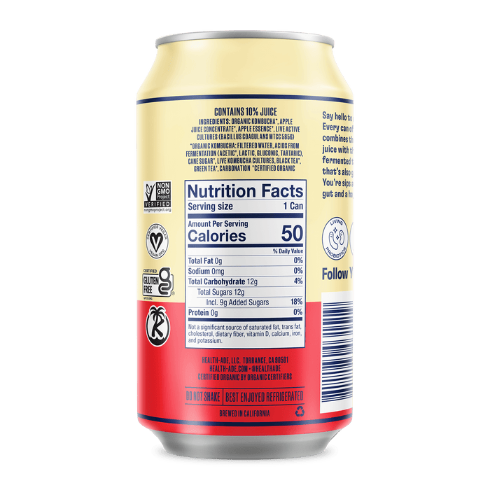 Pink Lady Apple® in Cans Kombucha in cans Health-Ade
