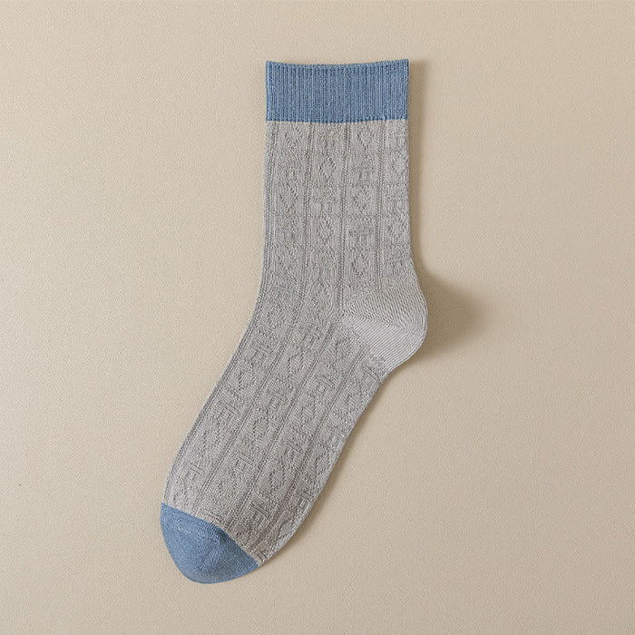 Plusock Antibacterial Quarter Socks(5 Pairs) - Light Gray - EU39-44(US5-10) - image 2