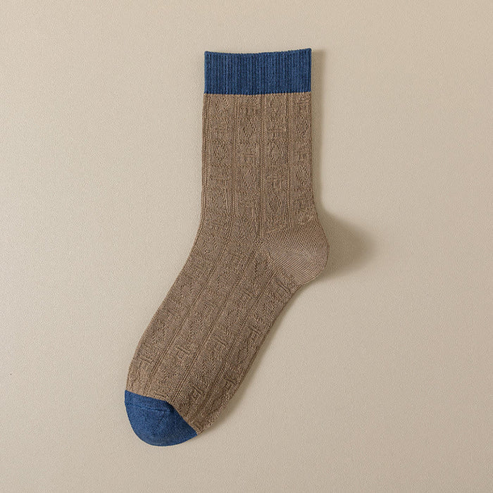 Plusock Antibacterial Quarter Socks(5 Pairs) - Khaki - EU39-44(US5-10) - image 5