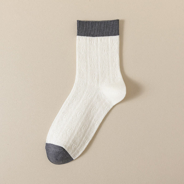 Plusock Antibacterial Quarter Socks(5 Pairs) - White - EU39-44(US5-10) - image 6