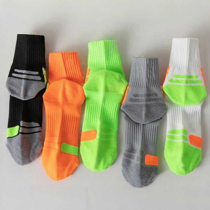 Plusock Arch Support Sports Ankle Compression Socks(5 Pairs)
