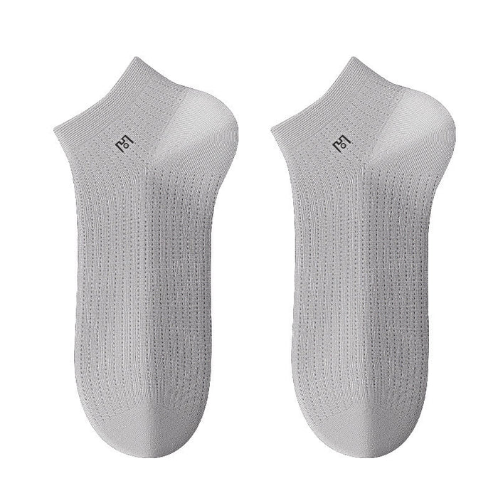 Plusock Breathable Ankle Socks(5 Pairs) - LightGray - EU39-44(US5-10) - image 5