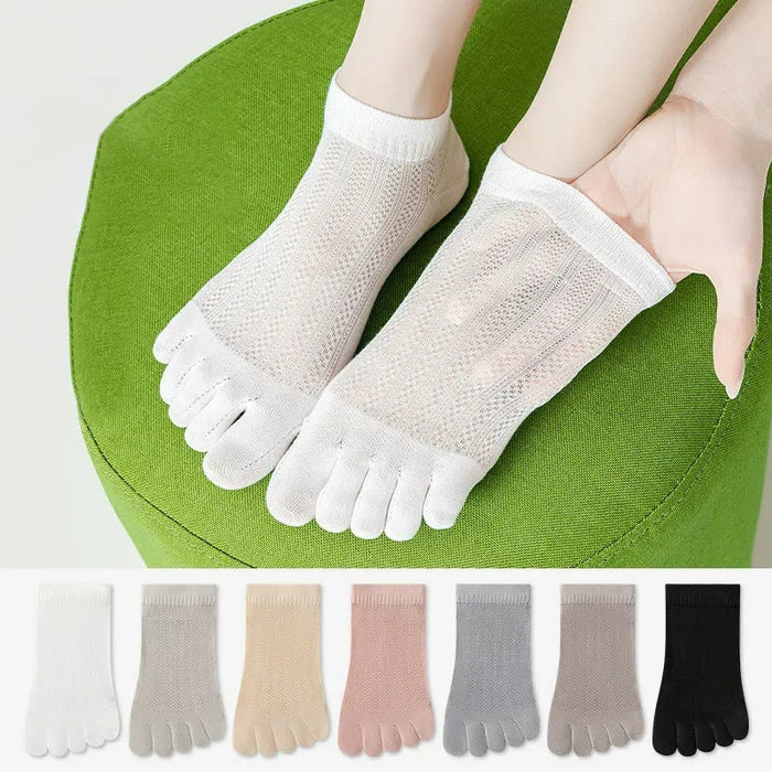 Plusock Breathable Mesh Alignment Socks(4 Pairs) - image 0
