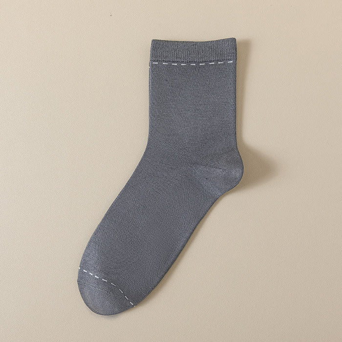 Plusock Breathable Quarter Socks(3 Pairs) - Dark Grey - EU39-44(US5-10) - image 5