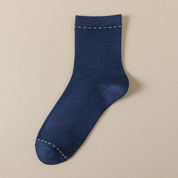 Plusock Breathable Quarter Socks(3 Pairs) - Navy Blue - EU39-44(US5-10) - image 6