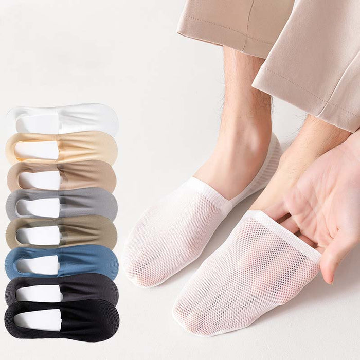Plusock Classic Mesh No Show Socks(4 Pairs)