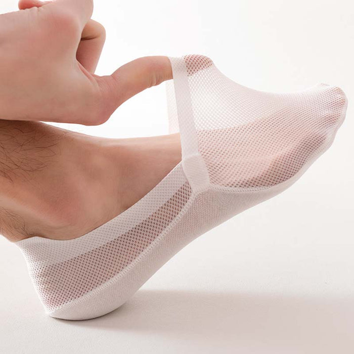 Plusock Classic Mesh No Show Socks(4 Pairs)
