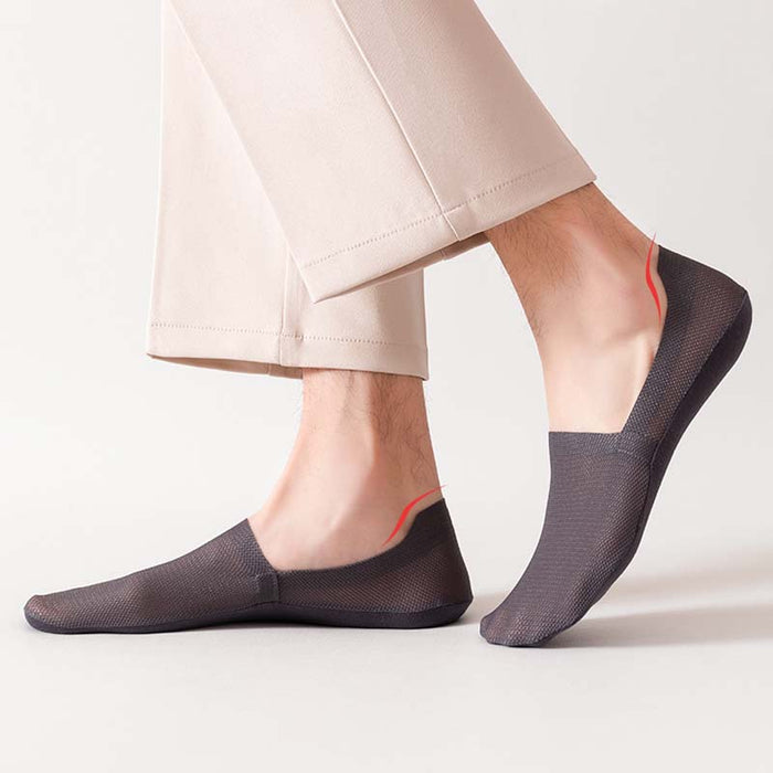 Plusock Classic Mesh No Show Socks(4 Pairs)