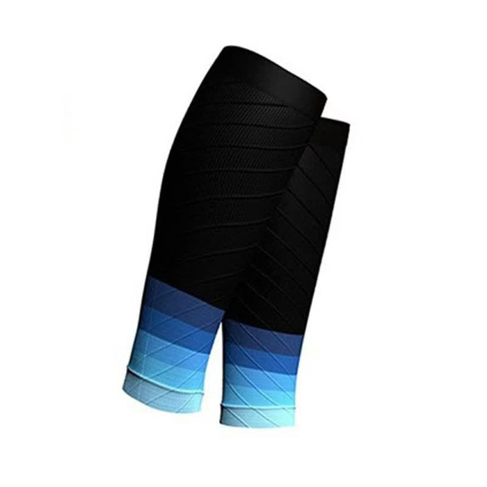Plusock Elastic Gradient Color Compression Calf Sleeves(3 Pairs)