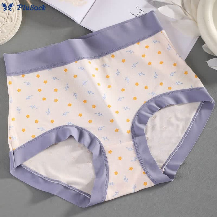 Plusock Elegant Flowers Panty(4 Packs)