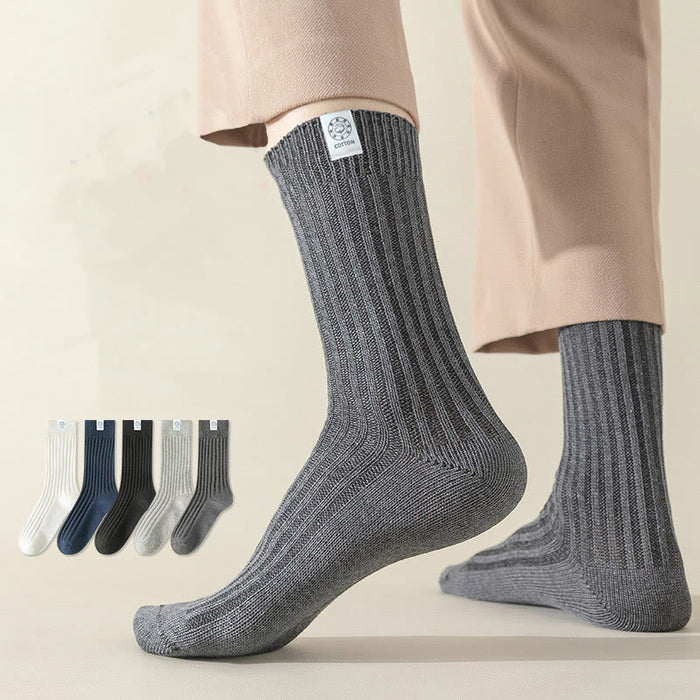 Plusock French Casual Quarter Socks(5 Pairs)