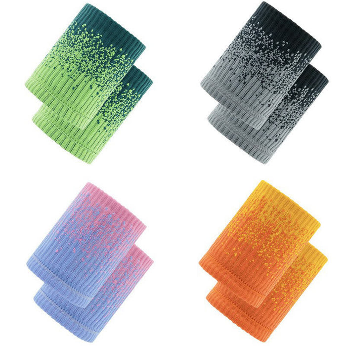 Plusock Gradient Color Fitness Wrist Sleeves(2 Pairs)