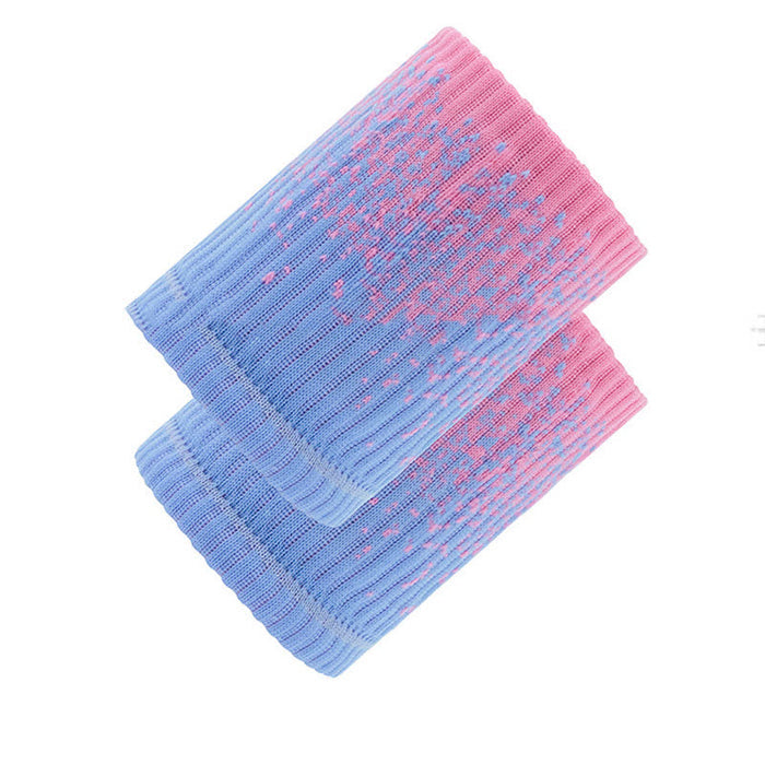 Plusock Gradient Color Fitness Wrist Sleeves(2 Pairs)