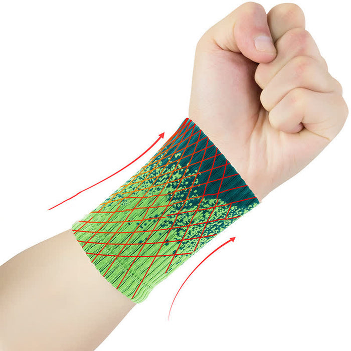 Plusock Gradient Color Fitness Wrist Sleeves(2 Pairs)
