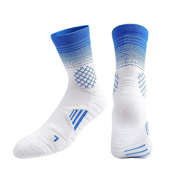 Plusock Gradient Sports Quarter Compression Socks(7 Pairs)