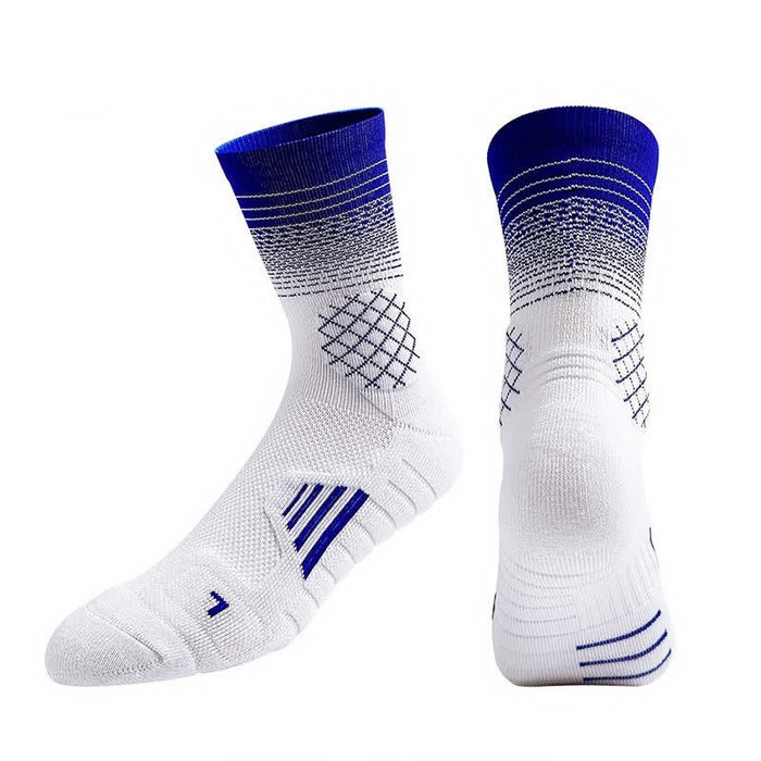 Plusock Gradient Sports Quarter Compression Socks(7 Pairs)