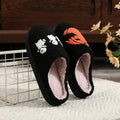 Plusock Halloween Ghost And Pumpkin Plush Slippers - Black - EU44-45(US10-11) - image 0