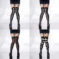 Plusock Halloween Party Pink Thigh High Socks (4 Pairs) - A+B+C+D - EU36-43 (US3-9) - image 0