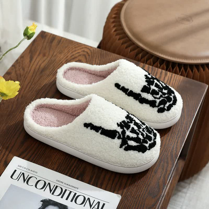 Plusock Halloween Spooky Vibe Plush House Slippers - A - EU44-45(US10-11) - image 0