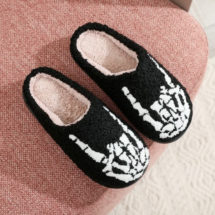 Plusock Halloween Spooky Vibe Plush House Slippers - B - EU44-45(US10-11) - image 1