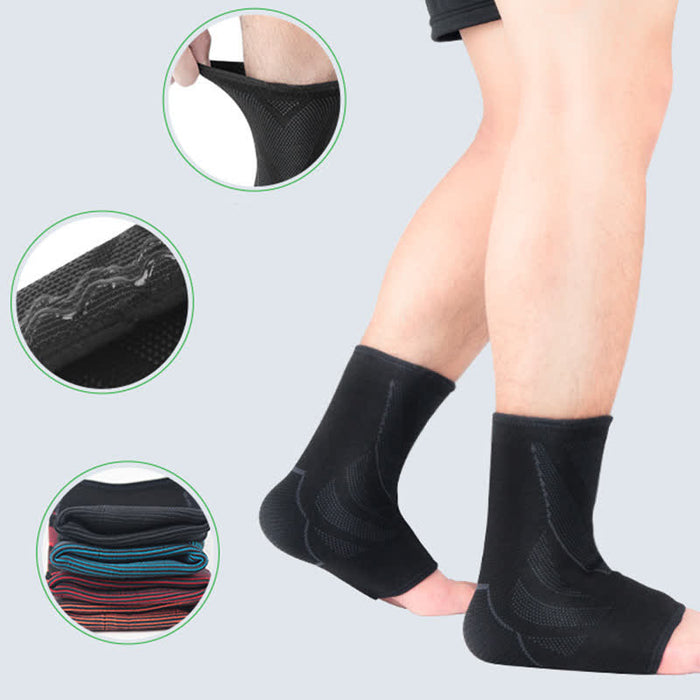Plusock Knitted Breathable Non-slip Sports Ankle Braces