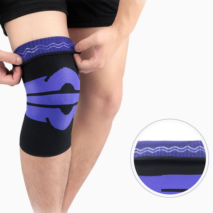 Plusock Knitted Breathable Sports Compression Knee Pads