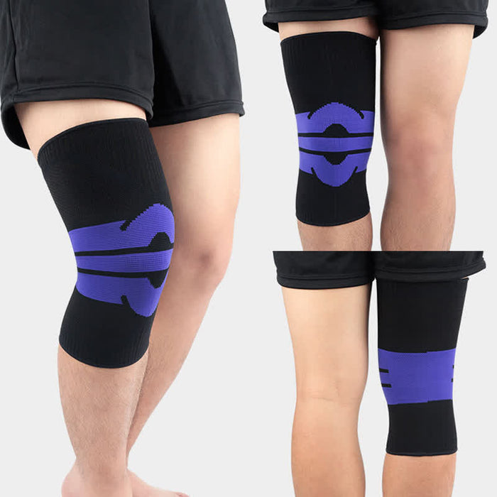 Plusock Knitted Breathable Sports Compression Knee Pads